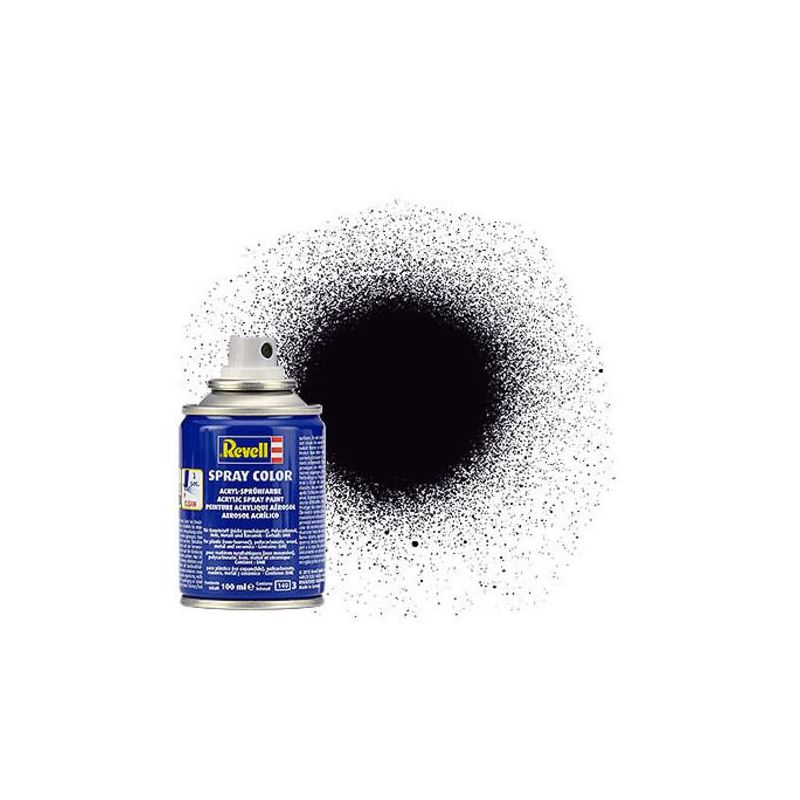 Revell 34108 spray fekete matt makett festék