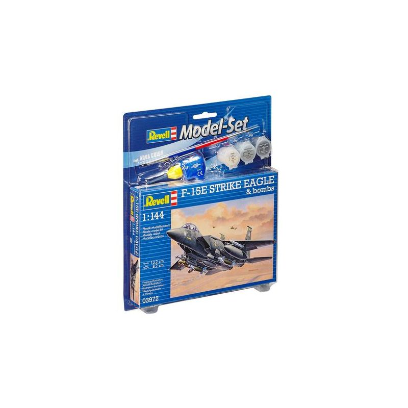 Revell 63972 Model Set F-15E STRIKE EAGLE & bombs
