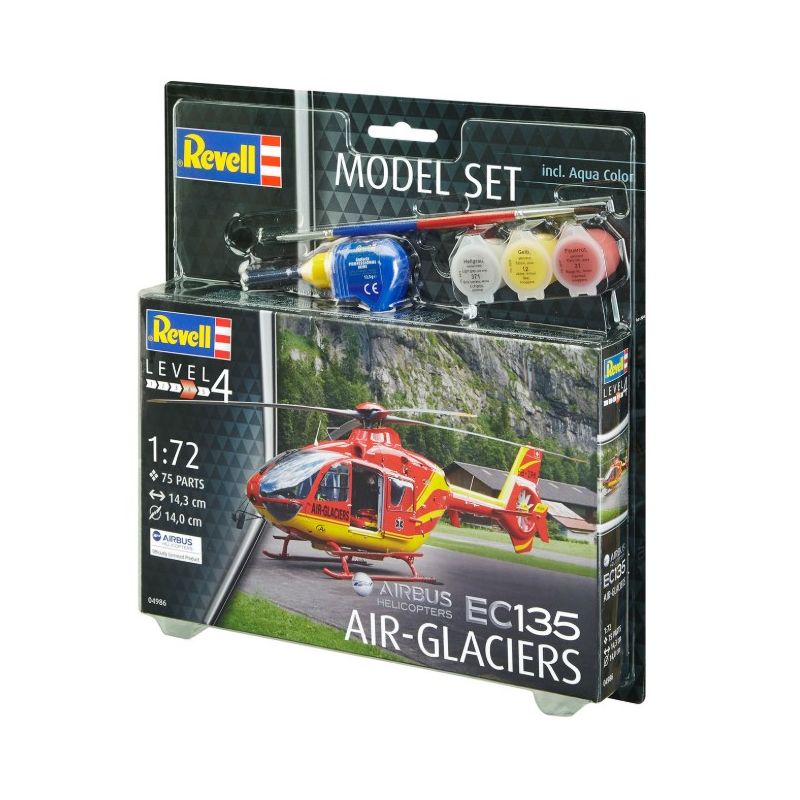 Revell 64986 Model Set EC 135 Air-Glaciers epoche 4  1:72
