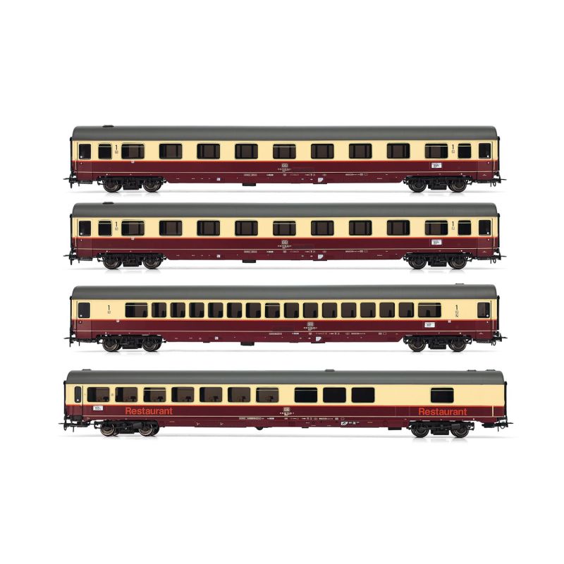 RIVAROSSI HR4346 Személykocsi készlet, Rheingold 1983, TEE-festés, DB IV