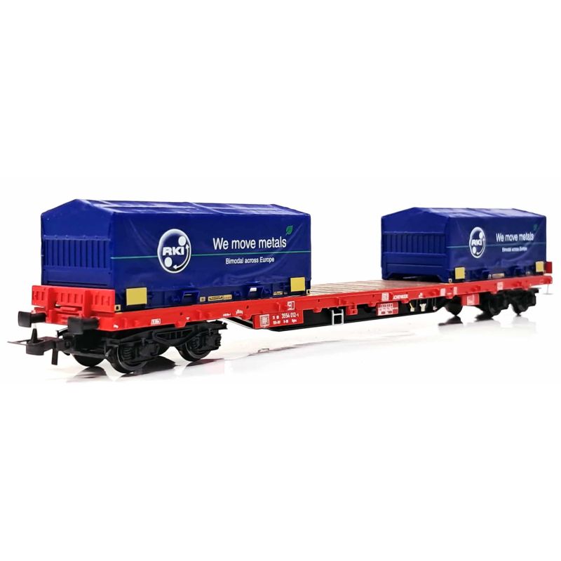 Rivarossi HR6558 Csereszekrény szállító pőrekocsi, Rgs, Rheinkraft, DB AG VI