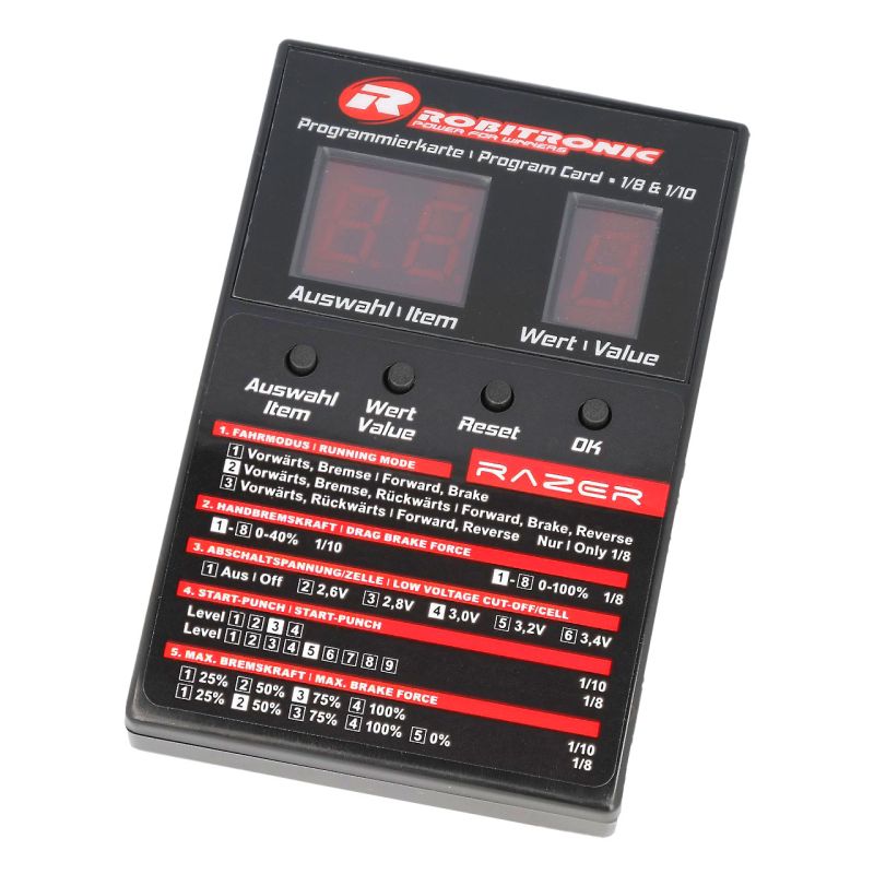 Robitronic LED Programbox Razer ten & eight