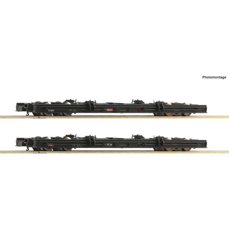 Roco 34068 2er Set Rollwagen