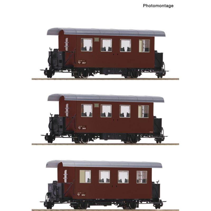 Roco 34103 Személykocsi készlet, Spantenwagen, ÖBB IV