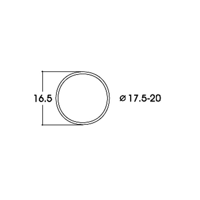 Roco 40077 Tapadógyűrű 17,5-20 mm 10 db AC váltóáramú
