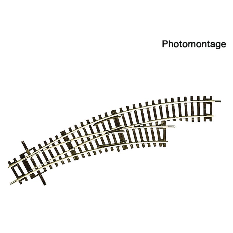 Roco 42467 RocoLine Íves váltó, BWR, R2/3, kézi, jobbos