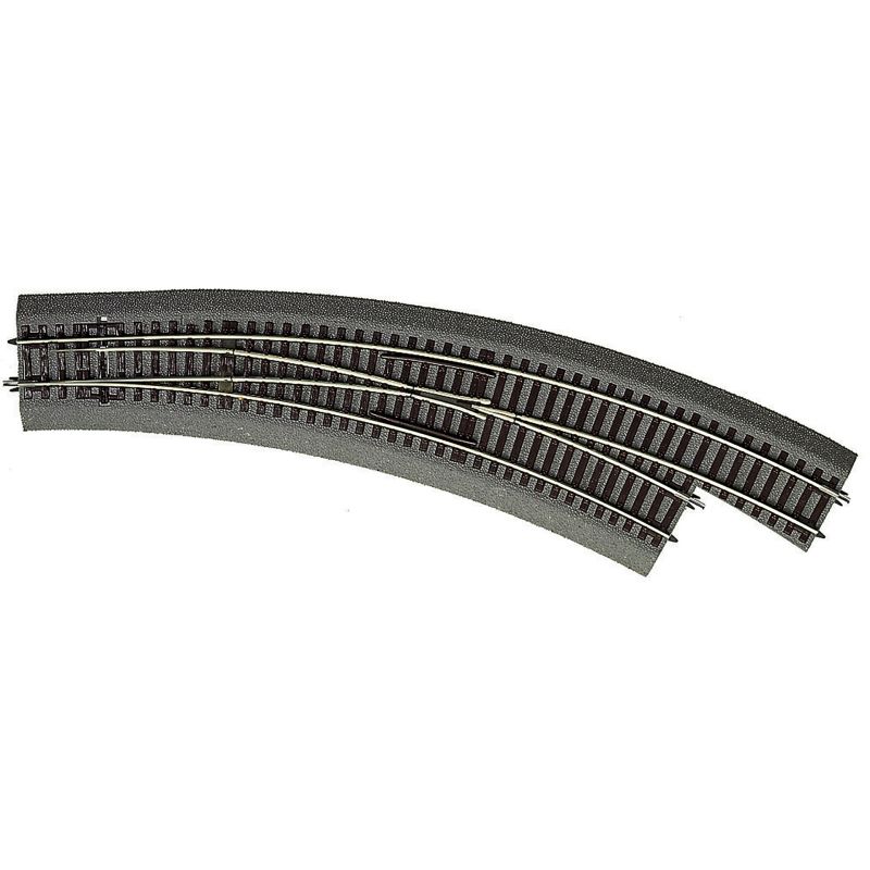 Roco 42571 RocoLine gumiágyazatos kézi íves váltó, BWr 5/6, jobbos