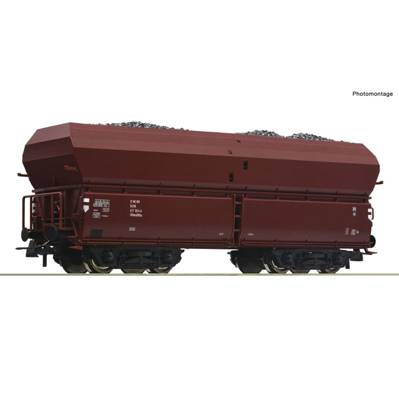 Roco 56333 Önürítős kocsi szénrakománnyal, OOtu, DR IV
