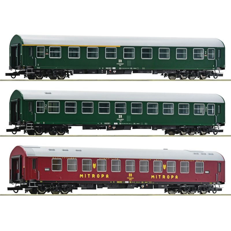 Roco 6200029 Személykocsi készlet, Y/B70, DR IV, 2. készlet