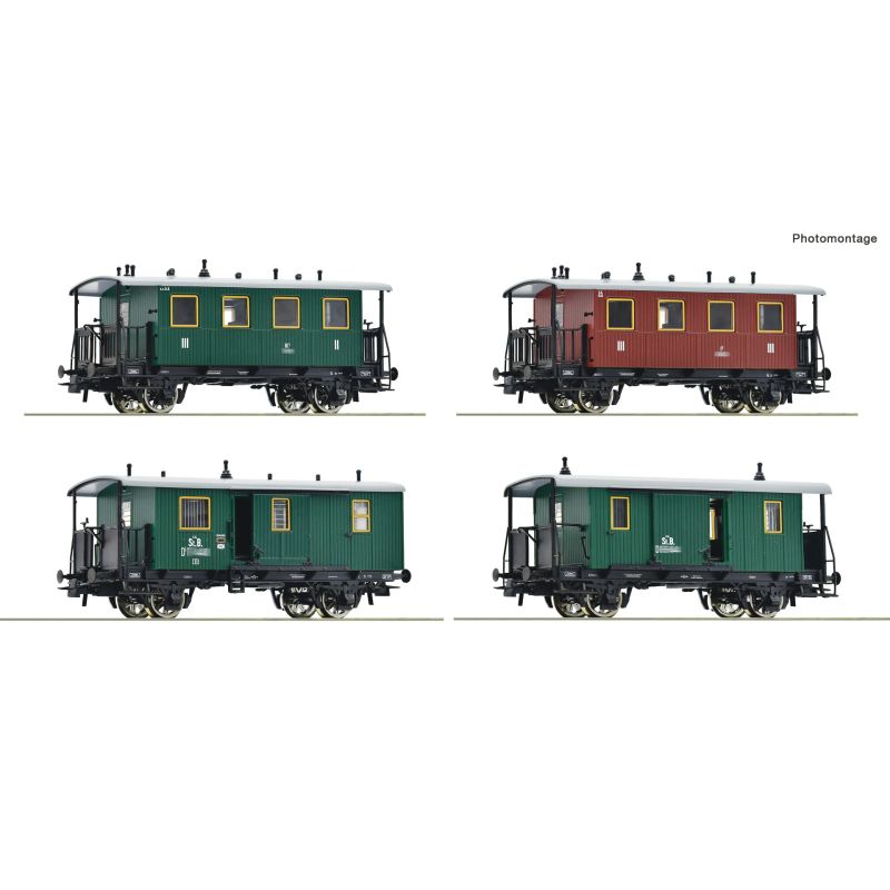 Roco 6200190 Személykocsi készlet, KKSTB/BBÖ I