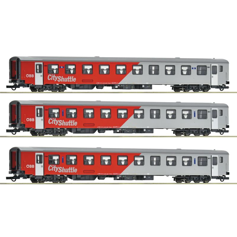 Roco 6200191 Ingajárati személykocsi készlet, City Shuttle, ÖBB VI