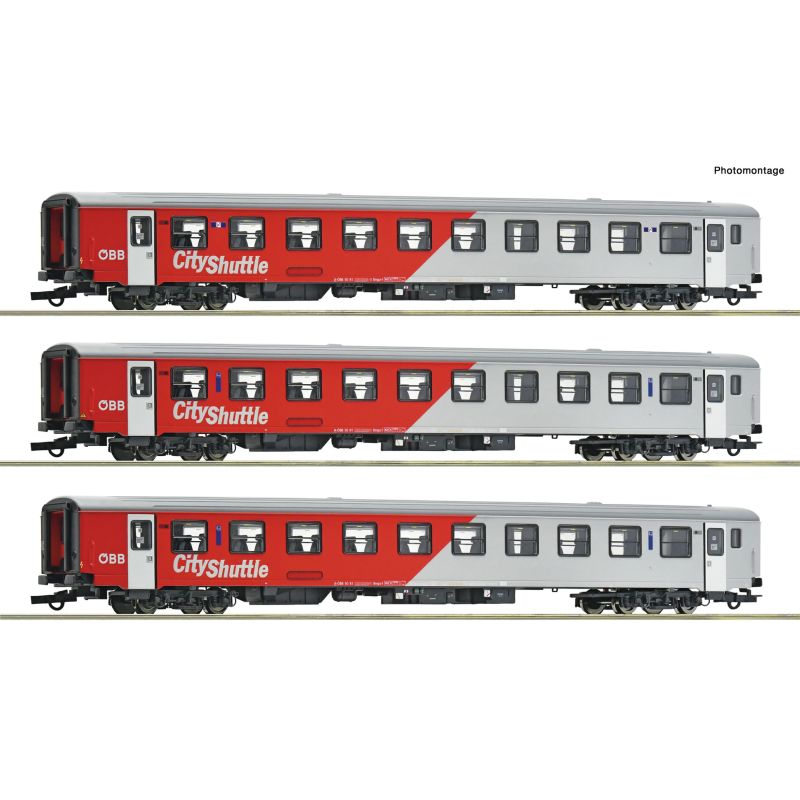 Roco 6200191 Ingajárati személykocsi készlet, City Shuttle, ÖBB VI