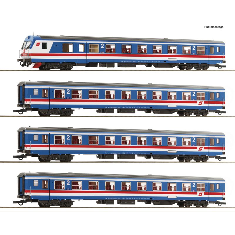Roco 6200200 4er Set Wendezug ÖBB Was wäre wenn... DCC