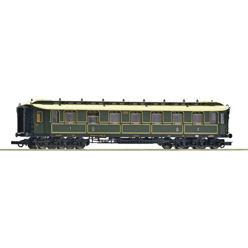 Roco 6200237 Gyorsvonati kocsi, 1/2.o., AB 6ü (Pr06), K.P.E.V. I
