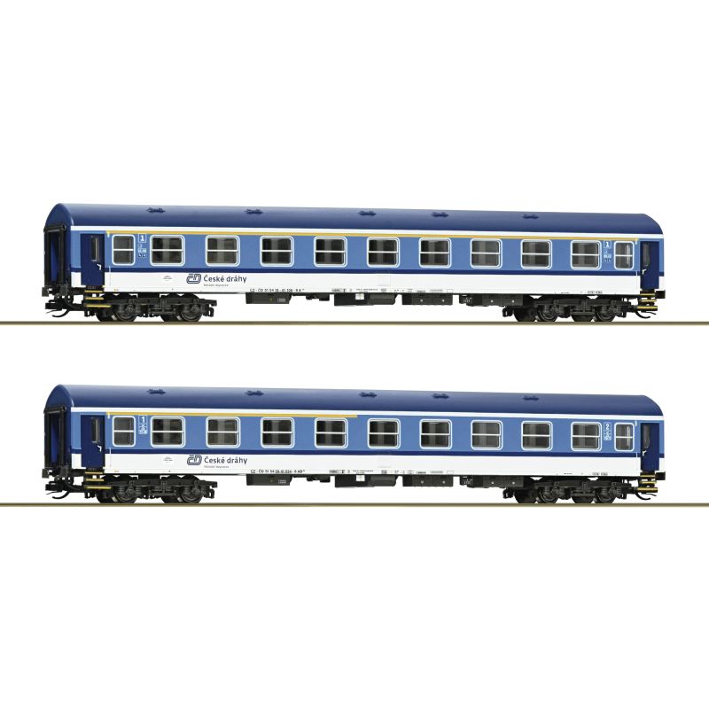 Roco 6280019 Személykocsi készlet, 1.o. + 1/2.o., Ame + ABme, Y/B 70, CD VI, 1. készlet