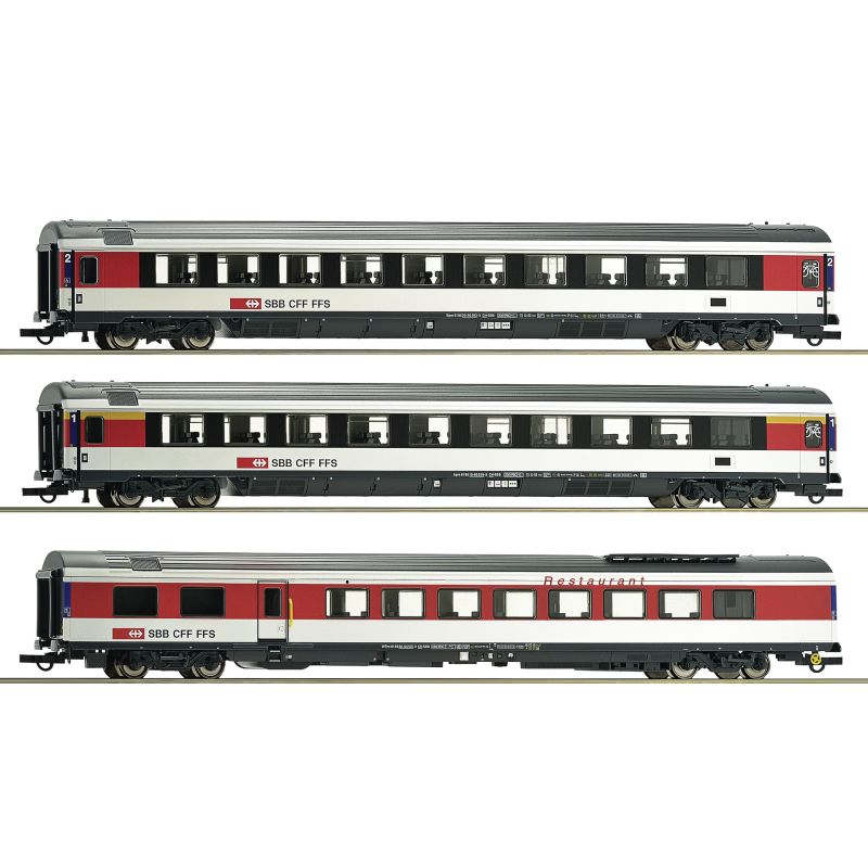 Roco 64143 Személykocsi szett EC EW IV SBB VI 1