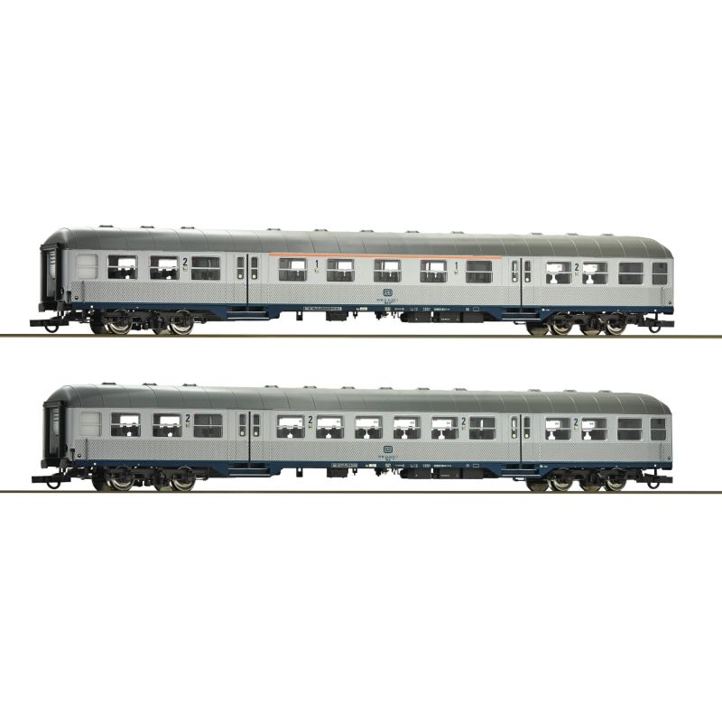 Roco 64175 Személykocsi készlet, Karlsruhe Zug, Silberling, DB IV