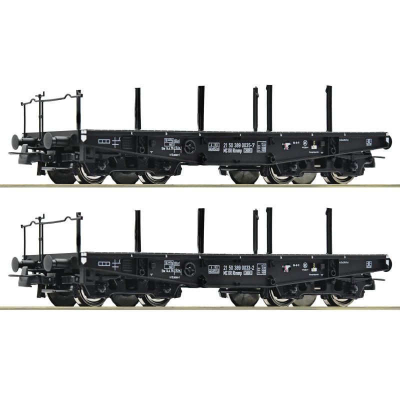 Roco 6600031 Nehézteherszállító kocsi készlet, Rlmmp, DR IV