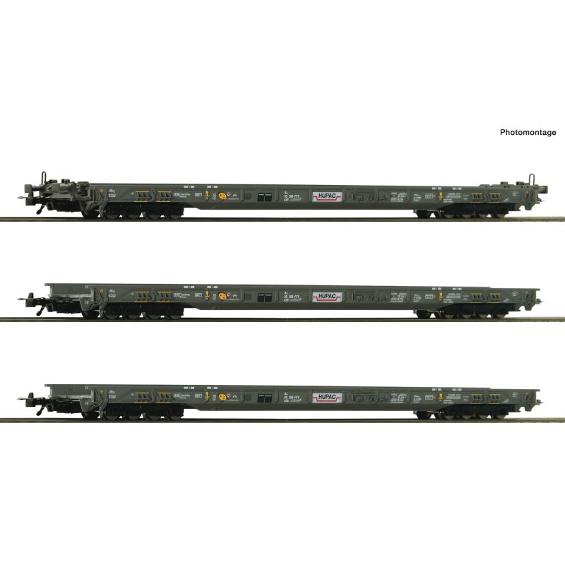 Roco 6600092 Alacsonypadlós RoLa kocsi készlet, HUPAC V-VI