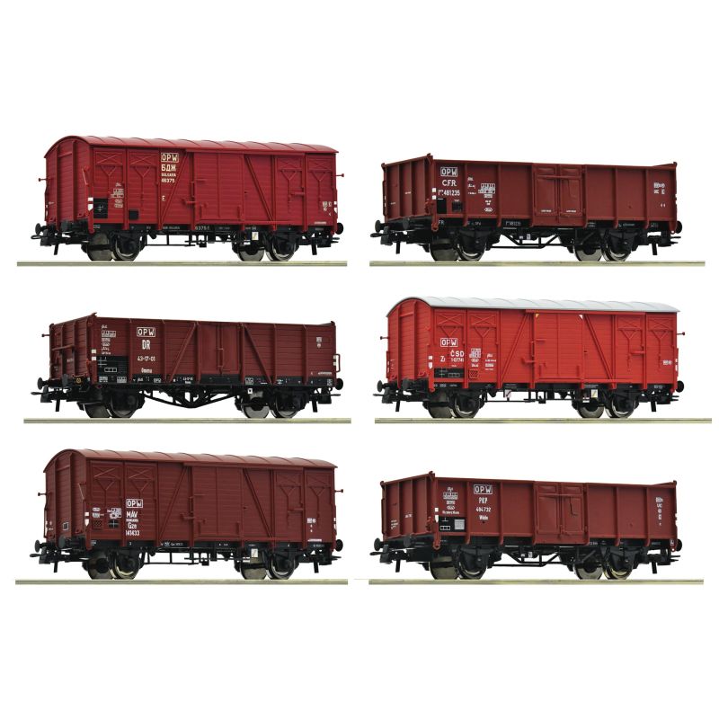 Roco 6600098 Jubileumi teherkocsi készlet, 60 Jahre OPW, Ep.III