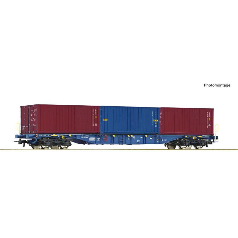 Roco 6600145 Cont.Tragwag. Sgns CDC + Container