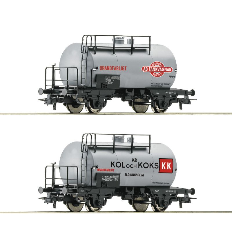 Roco 6600193 2er Set Kesselwagen SJ