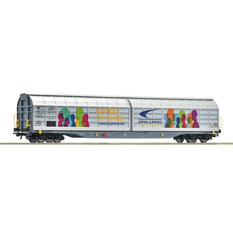 Roco 6600225 Eltolható oldalfalú kocsi, Habbillns, ZSSK Cargo VI