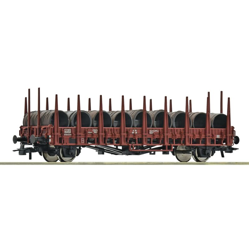Roco 6600268 Flachwagen + Drahtrollen DB
