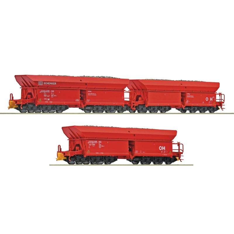 Roco 6600270 Ércszállító önürítős kocsi készlet, Falns/Faals, DB AG, 1. készlet