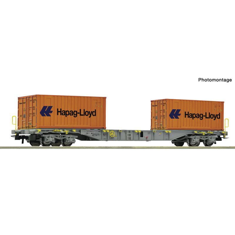 Roco 6600304 Containertragwagen Sgns PKP + Container