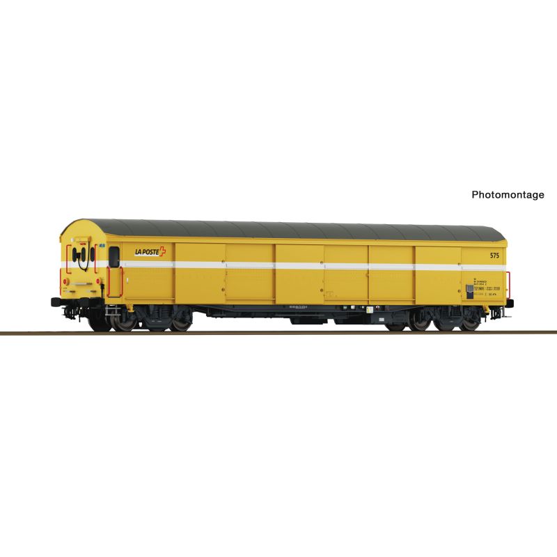 Roco 6620244 Postwagen Post gelb AC + Schlusslicht