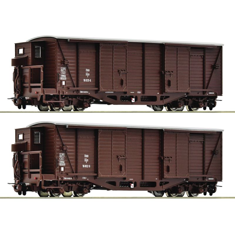 Roco 6640001 Zárt teherkocsi készlet, ÖBB IV