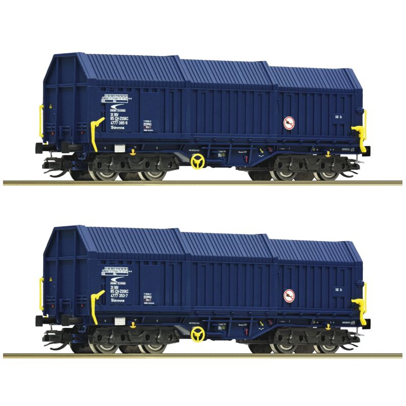 Roco 6680013 Teleszkópos kocsi készlet, Shimmns, ZSSK Cargo VI
