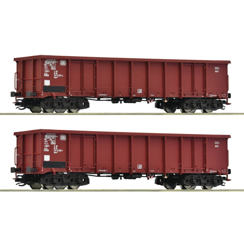 Roco 6680016 Nyitott teherkocsi készlet, Eanos, DR IV