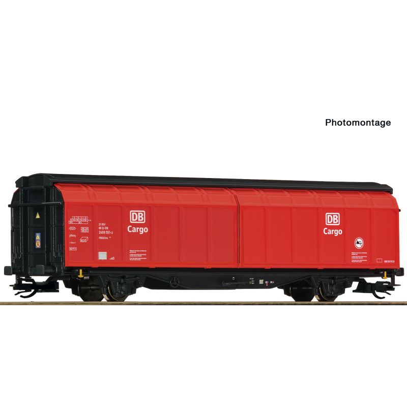 Roco 6680027 Eltolható oldalfalú kocsi, Hbbillns, DB Cargo, DB AG VI