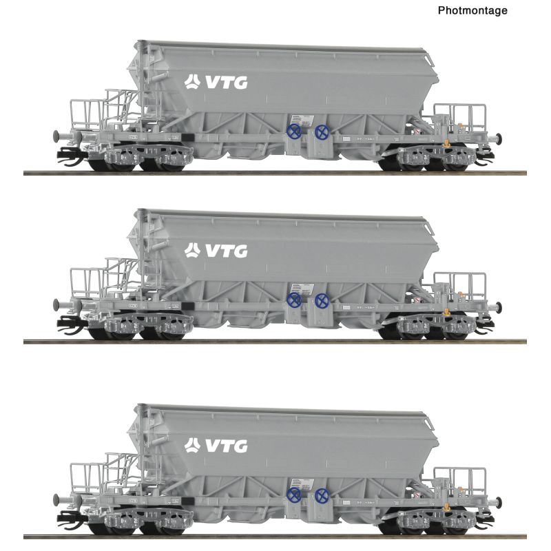 Roco 6680030 Önürítős kocsi készlet, Taoos, VTG VI