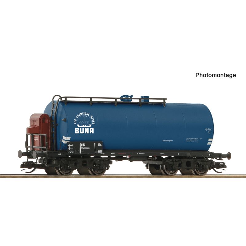 Roco 6680038 Tartálykocsi fékházzal, Buna, DR III