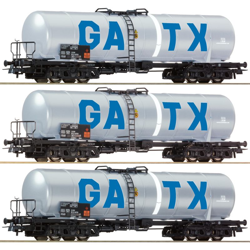 Roco 67136 Tartálykocsi szett Zacns GATX VI