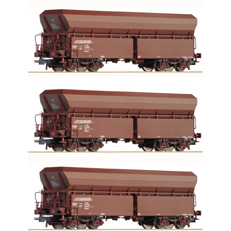 Roco 67151 Önürítős teherkocsi szett Falns-x ÖBB VI