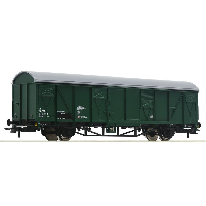 Roco 67614 Zárt teherkocsi Gbqs, CZ Posta, CSD IV