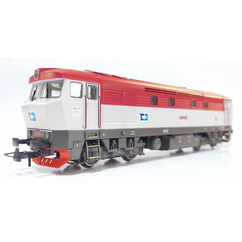 Roco 70927 Dízelmozdony, Rh 751 176-9, Bardotka, CD Cargo, CD VI, hangdekóderrel