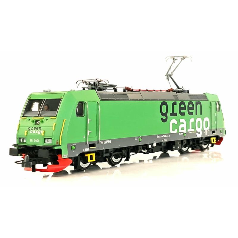 Roco 73179 Villanymozdony, BR 185 404-1, TRAXX, Green Cargo VI, hangdekóderrel