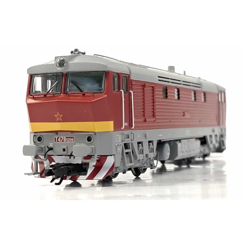 Roco 7380013 Dízelmozdony, T478 1209, Bardotka, CSD IV