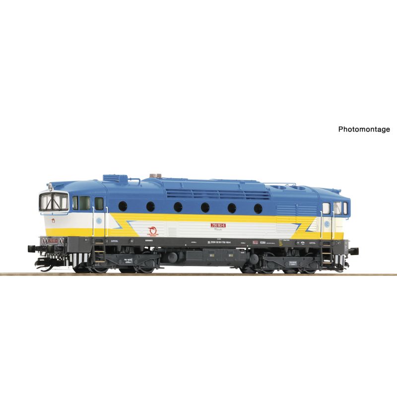 Roco 7380028 Dízelmozdony, Búvár, Rh 750 183-6, ZSSK V-VI