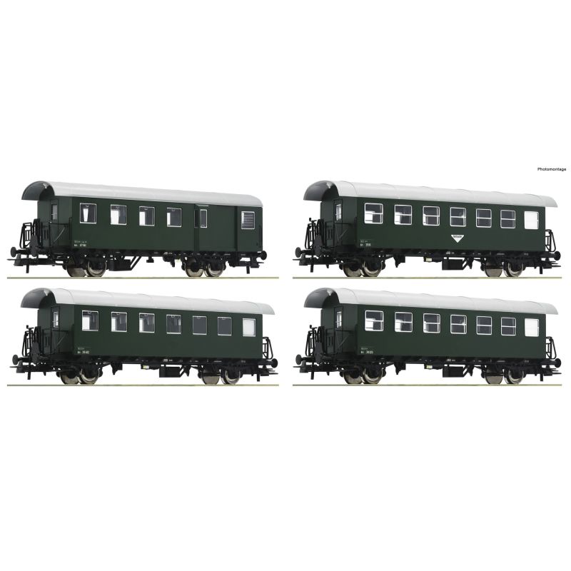 Roco 74026 Személykocsi készlet, Spantenwagen, ÖBB III