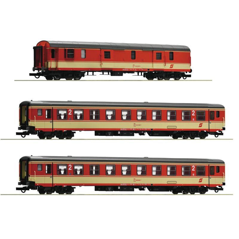 Roco 74052 Gyorsvonati kocsi készlet E 712, ÖBB IV, 2. szett