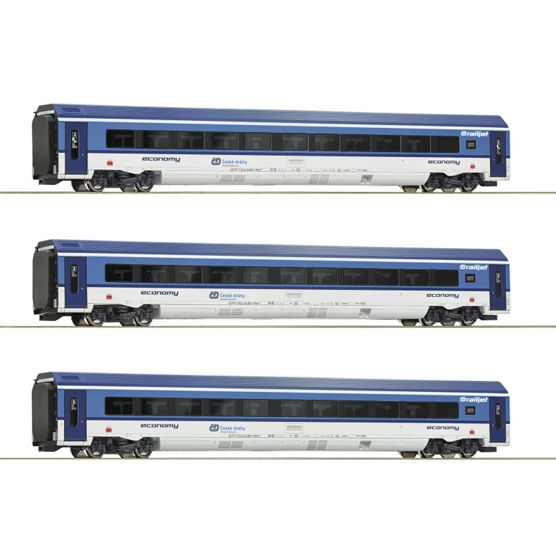 Roco 74067 Személykocsi készlet Railjet, CD VI