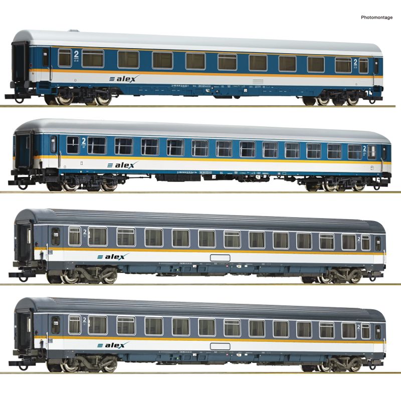 Roco 74092 Személykocsi szett Eurofima, Alex VI