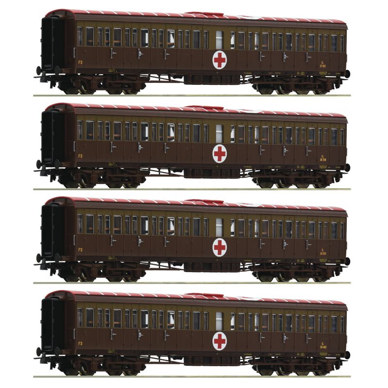 Roco 74093 Kórházvagon szett Centoporte, FS III