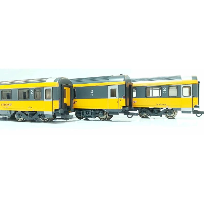 Roco 74183 Személykocsi készlet, Eurofima, Ampz/Bmpz, Regiojet VI